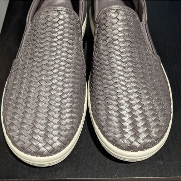 ECCO women's soft 7 woven slip on 2.0 sneaker Gravity Metallic 6-6.5 - Picture 1 of 4
